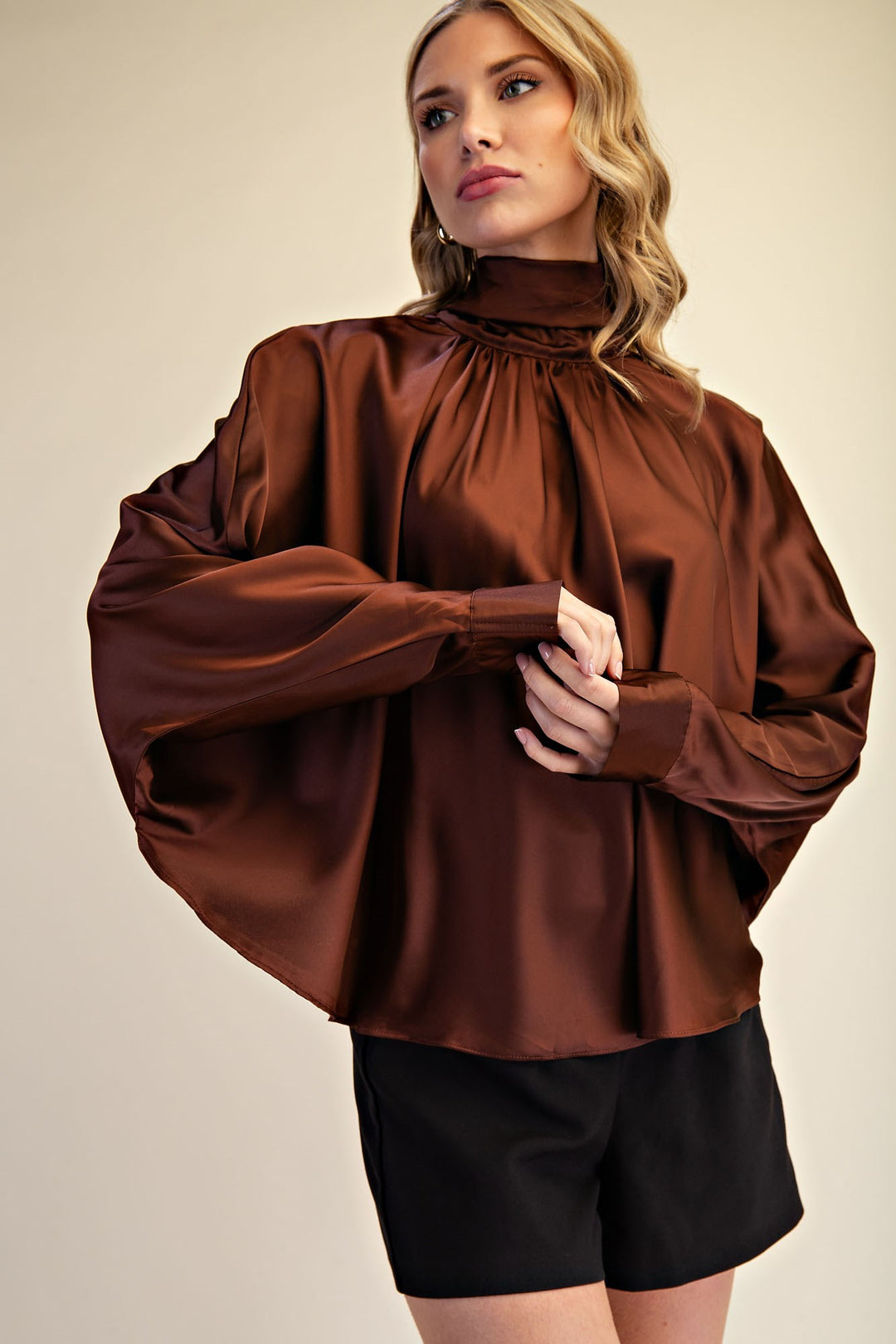 Covington Top in Brown