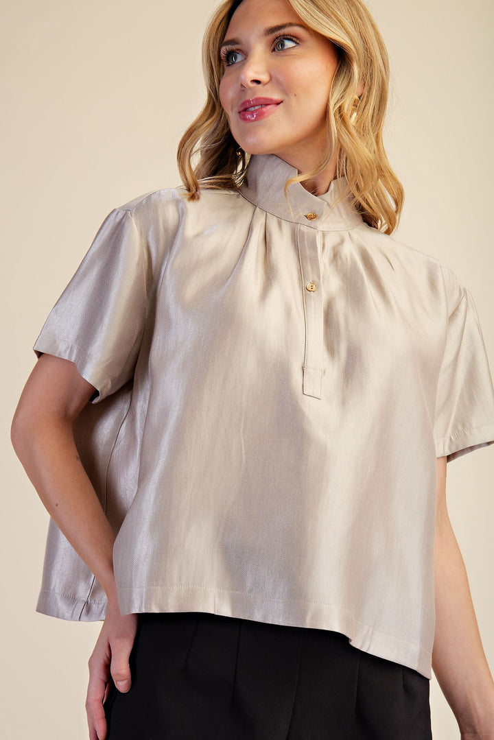 Presley Top in Champagne