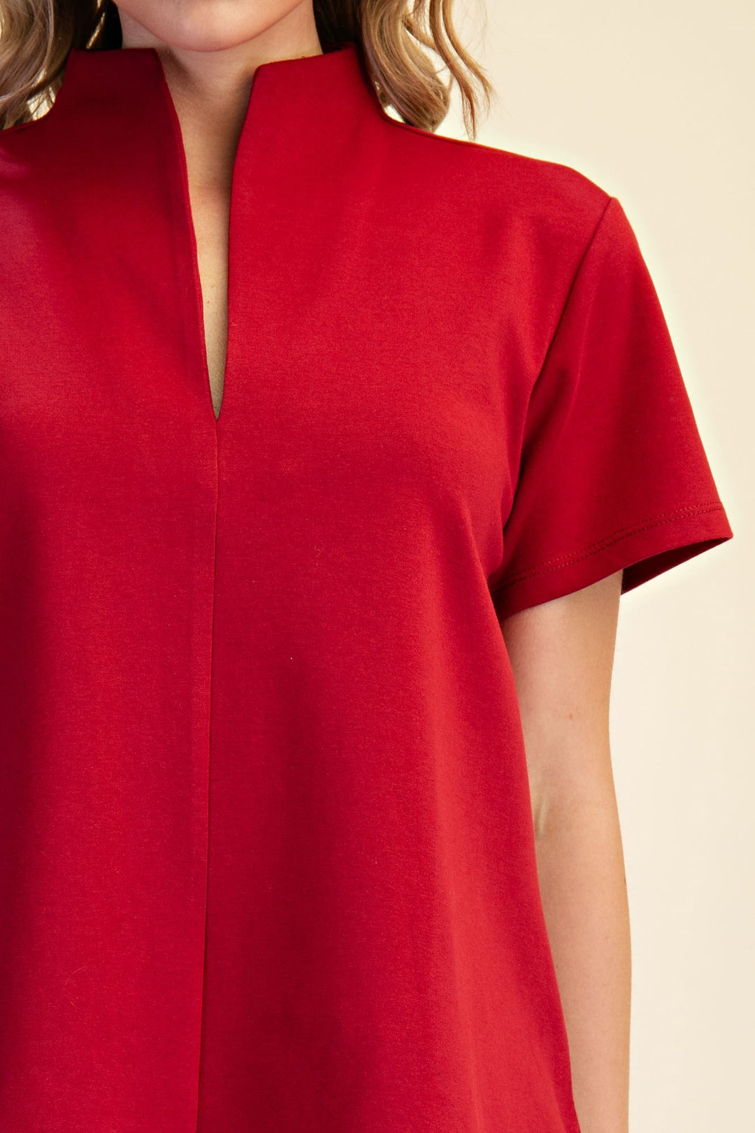 Louisa Dress in Burgundy