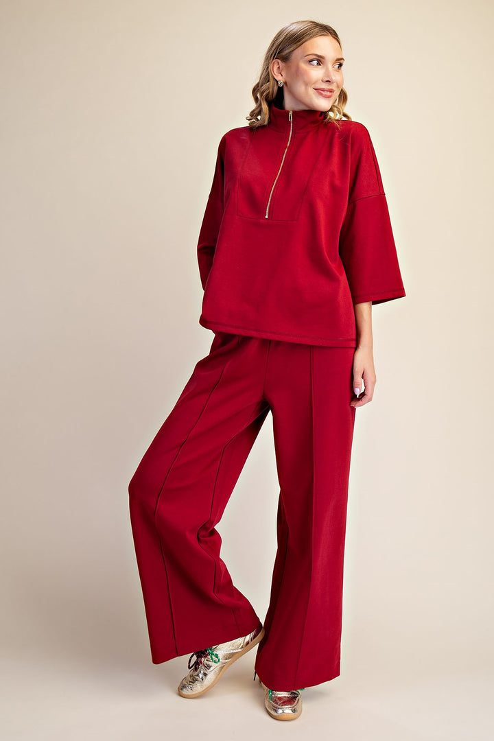Hayden Top in Burgundy