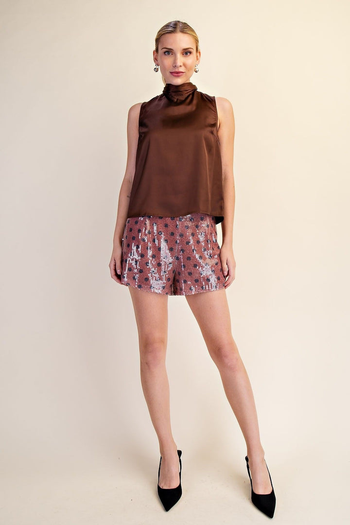Payton Top in Brown