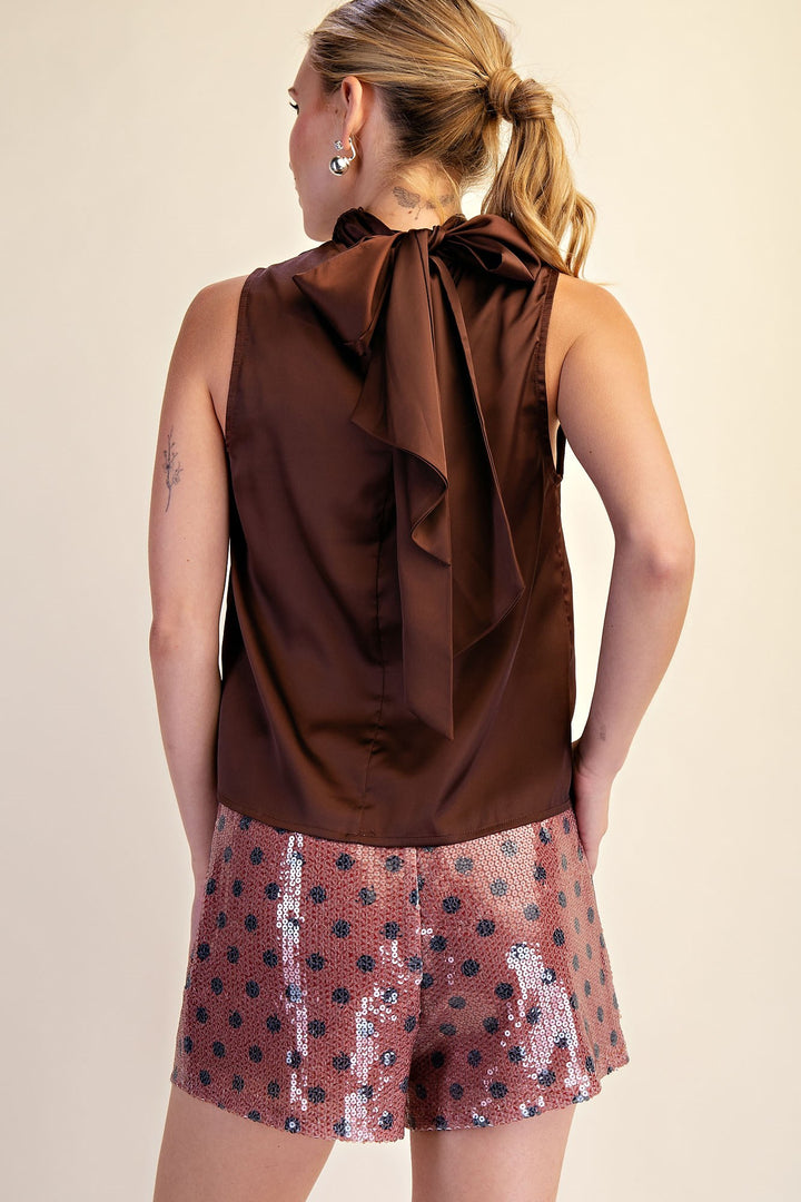 Payton Top in Brown