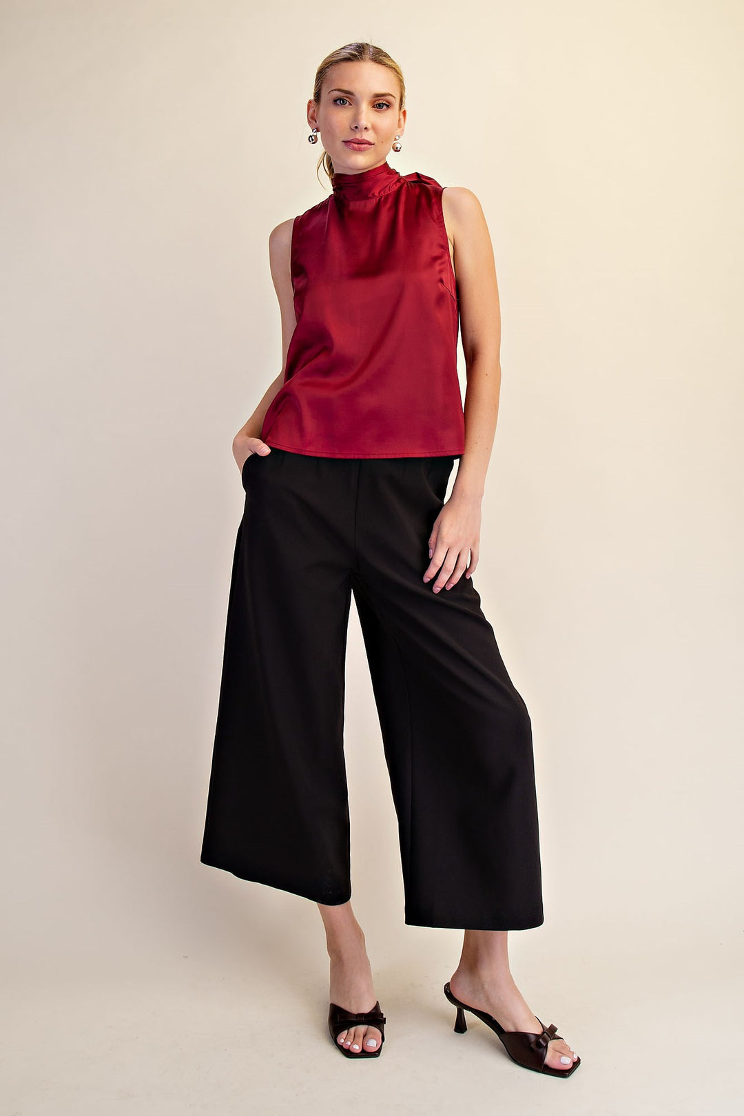 Payton Top in Burgundy