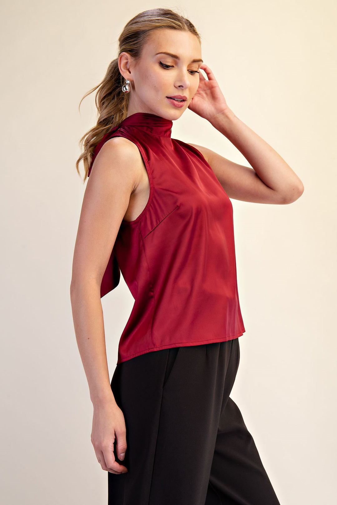 Payton Top in Burgundy