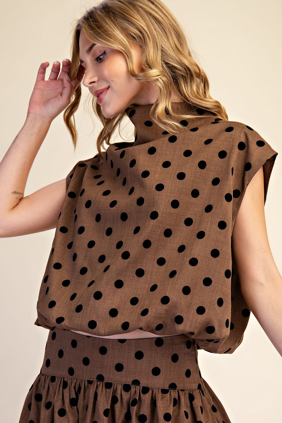 Maryanne Top in Mocha