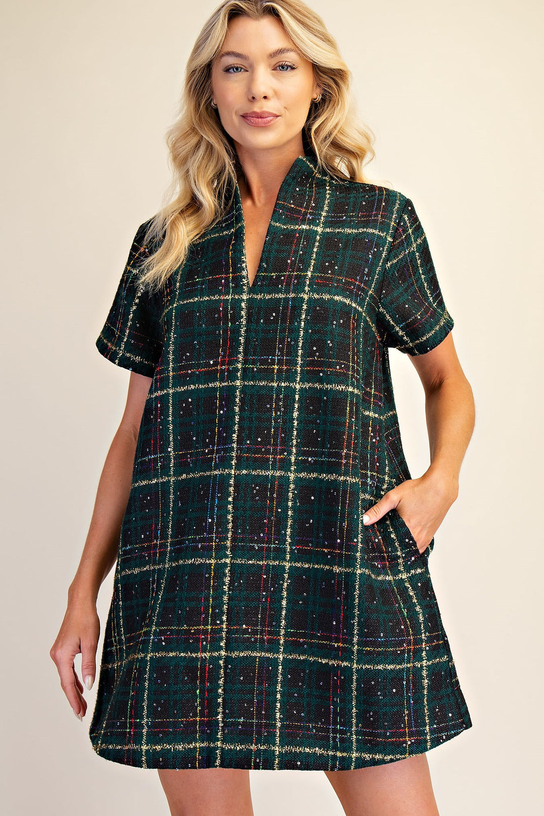 Bethany Dress in Green