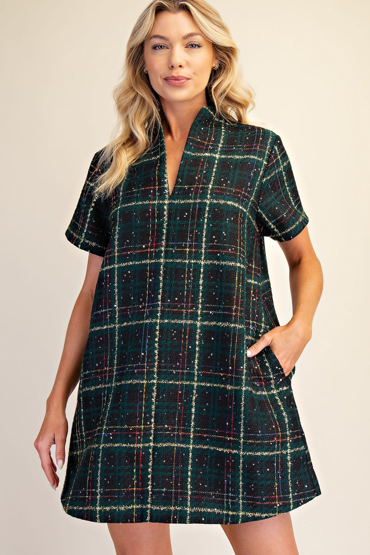 Bethany Dress in Green