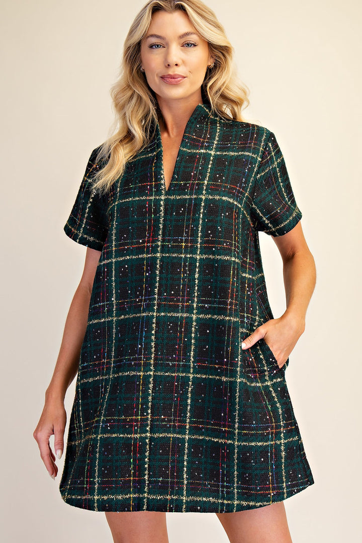 Bethany Dress in Green