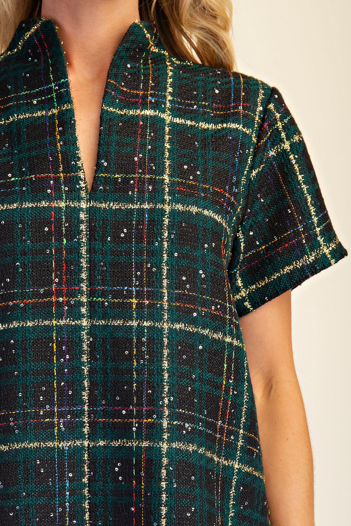 Bethany Dress in Green