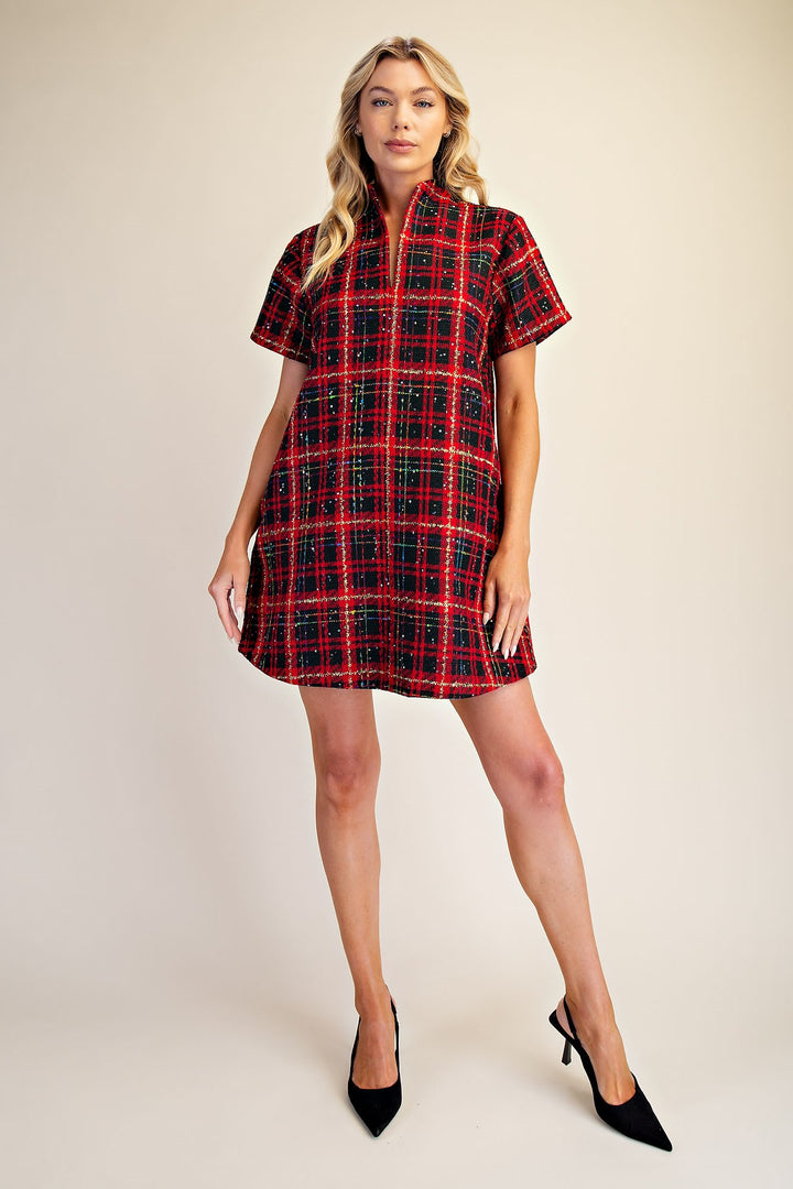 Bethany Dress in Red