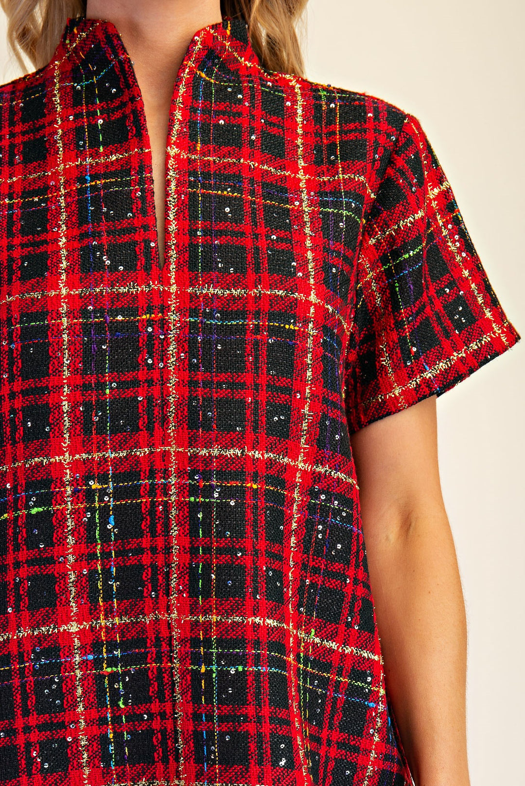 Bethany Dress in Red