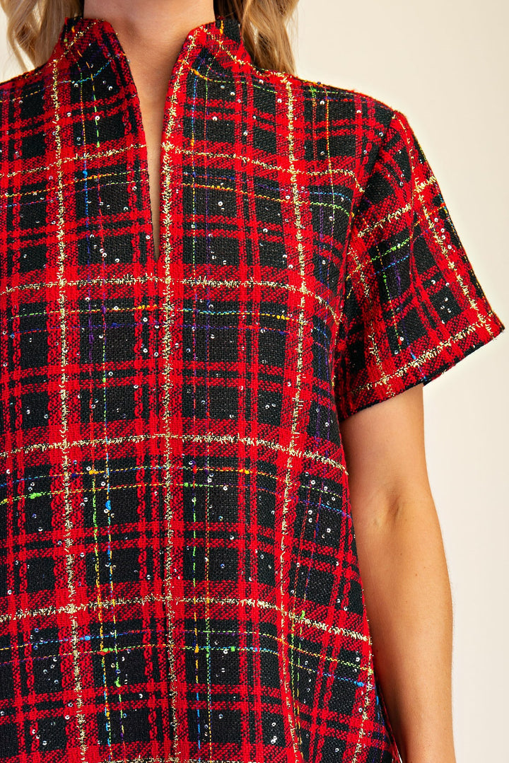 Bethany Dress in Red