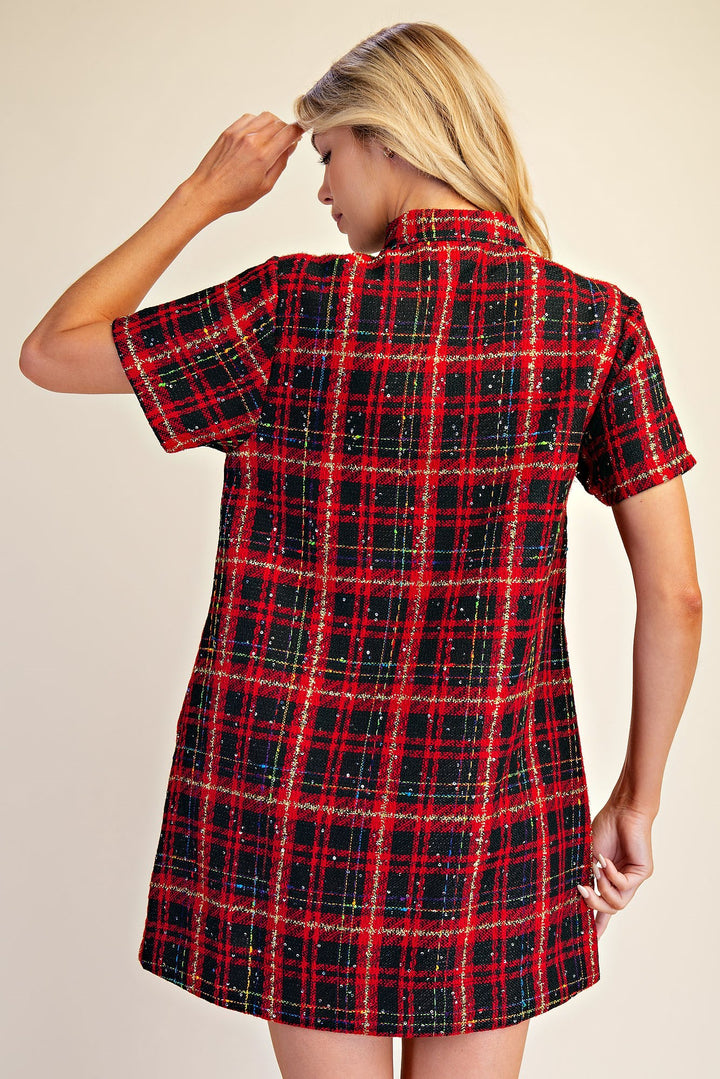 Bethany Dress in Red