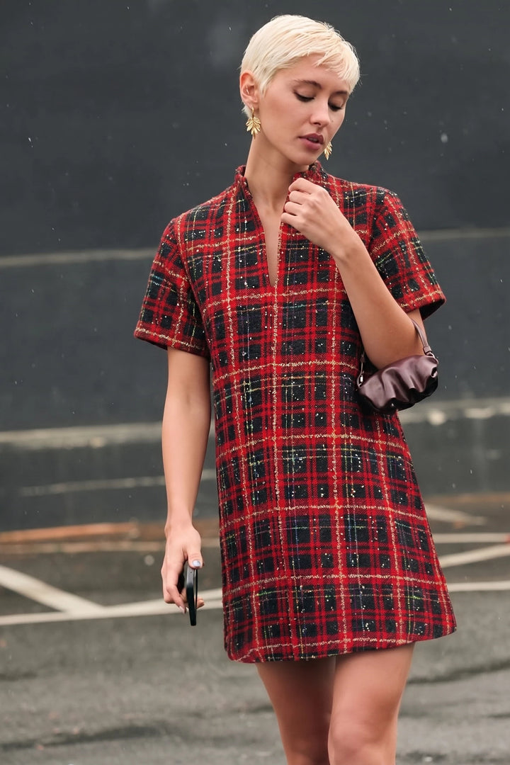 Bethany Dress in Red