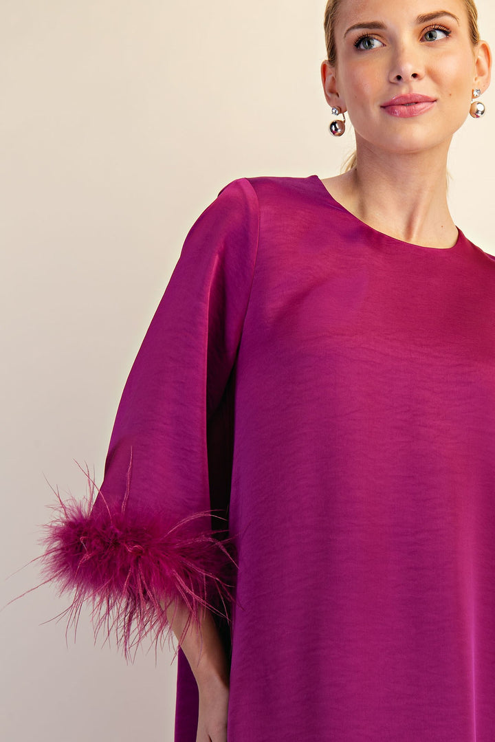 Vivianne Dress in Plum