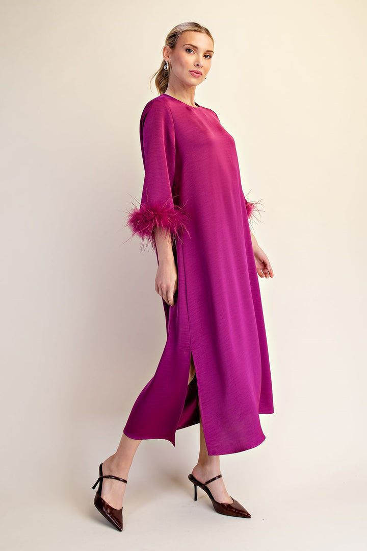 Vivianne Dress in Plum