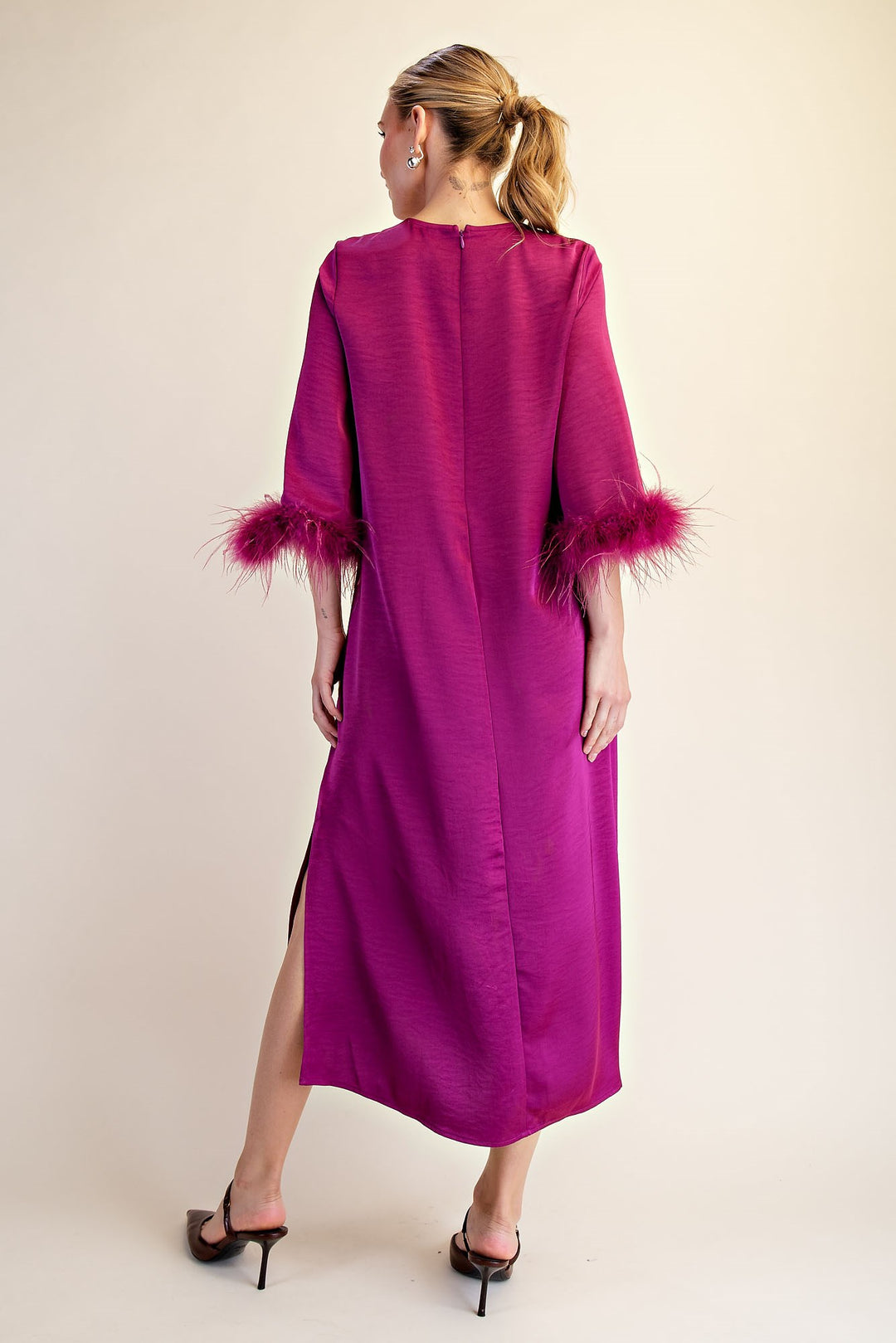 Vivianne Dress in Plum
