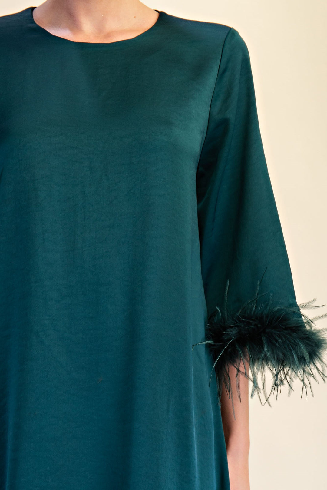 Vivianne Dress in Hunter Green