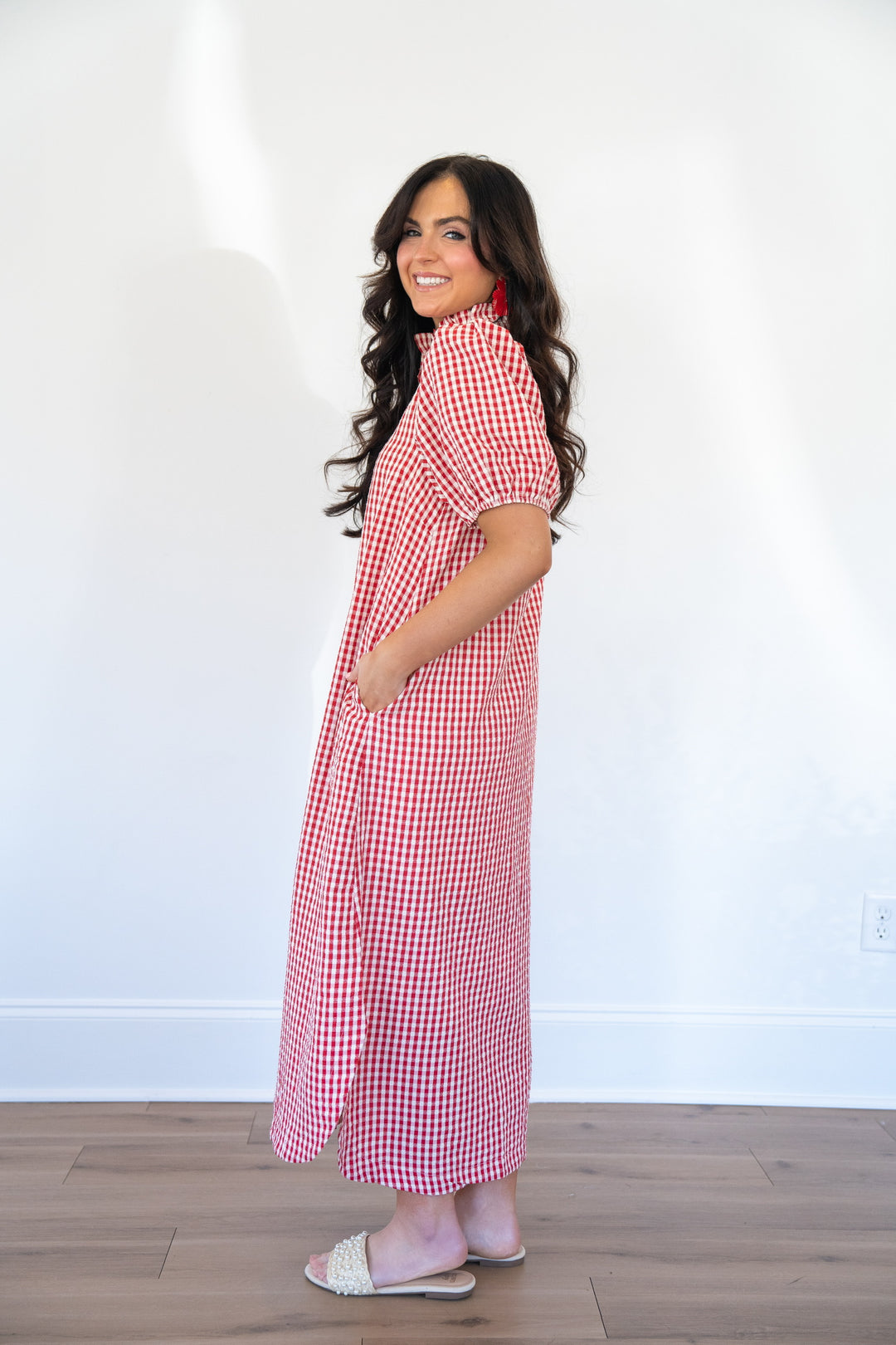 Ruby Gingham Dress
