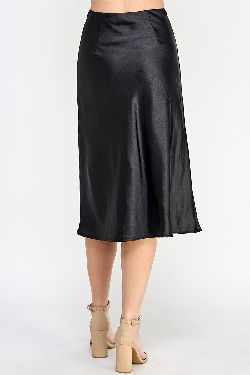 Sinclair Satin Skirt
