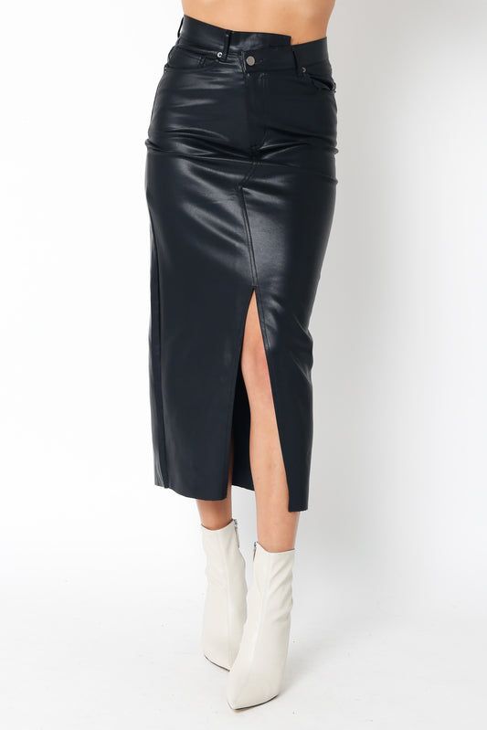 Landry Leather Skirt