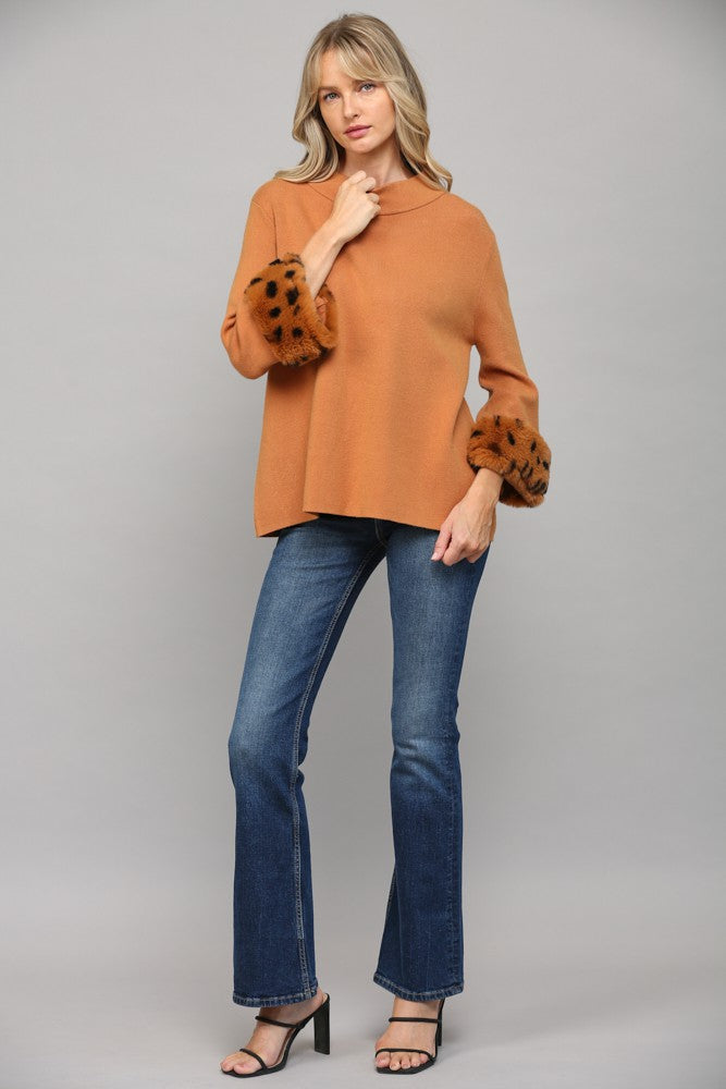 Fur Trimmed Sally Sweater