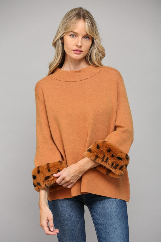 Fur Trimmed Sally Sweater