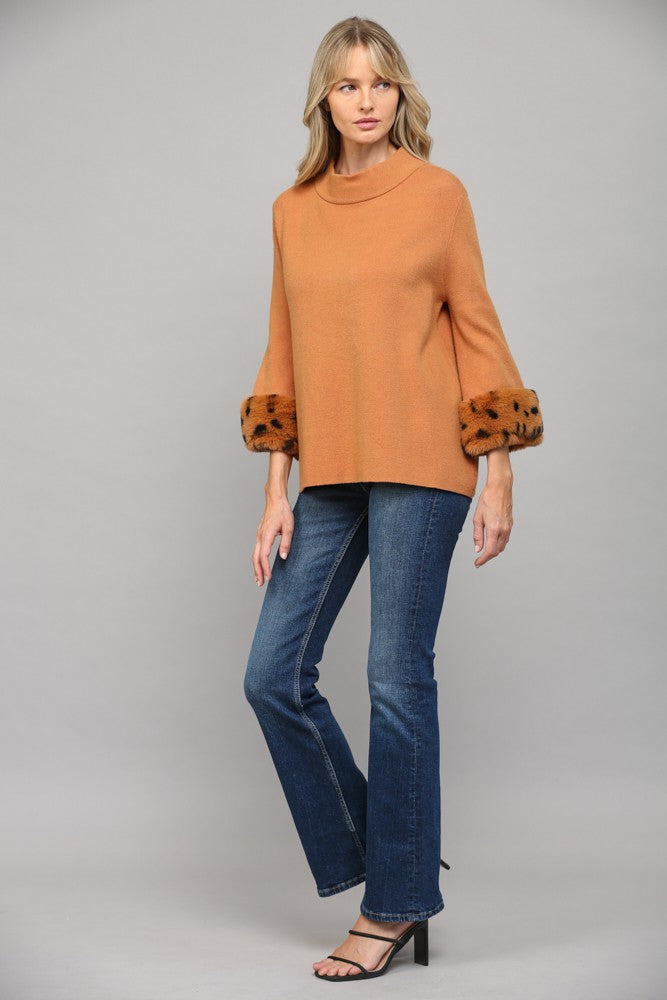 Fur Trimmed Sally Sweater