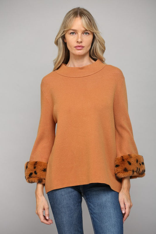 Fur Trimmed Sally Sweater