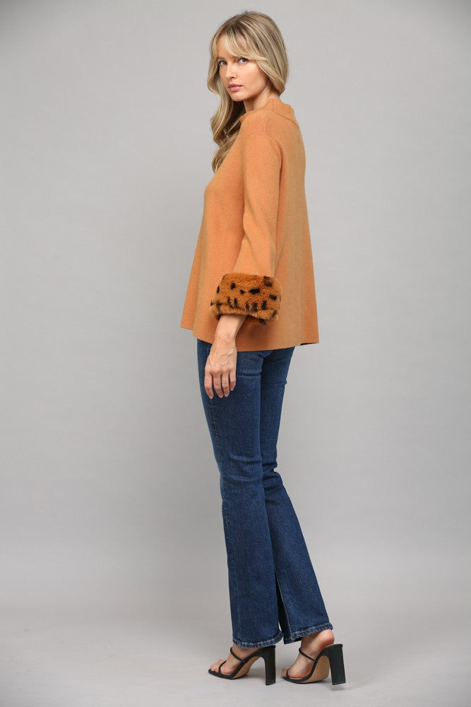 Fur Trimmed Sally Sweater