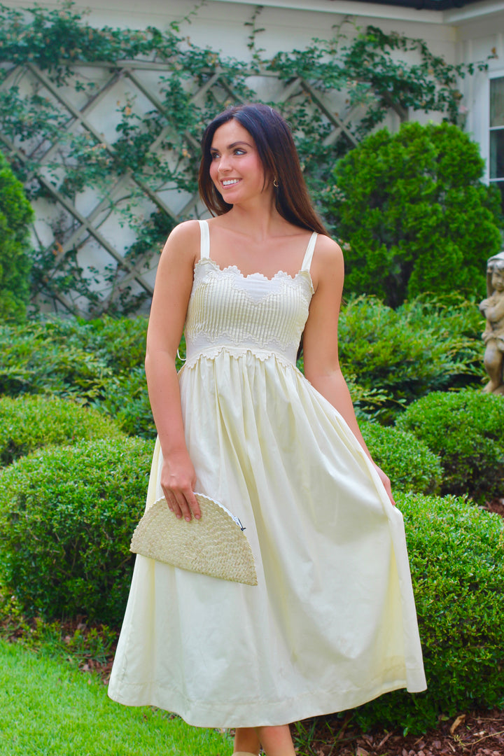 Sunshine &amp; Lace Midi Dress