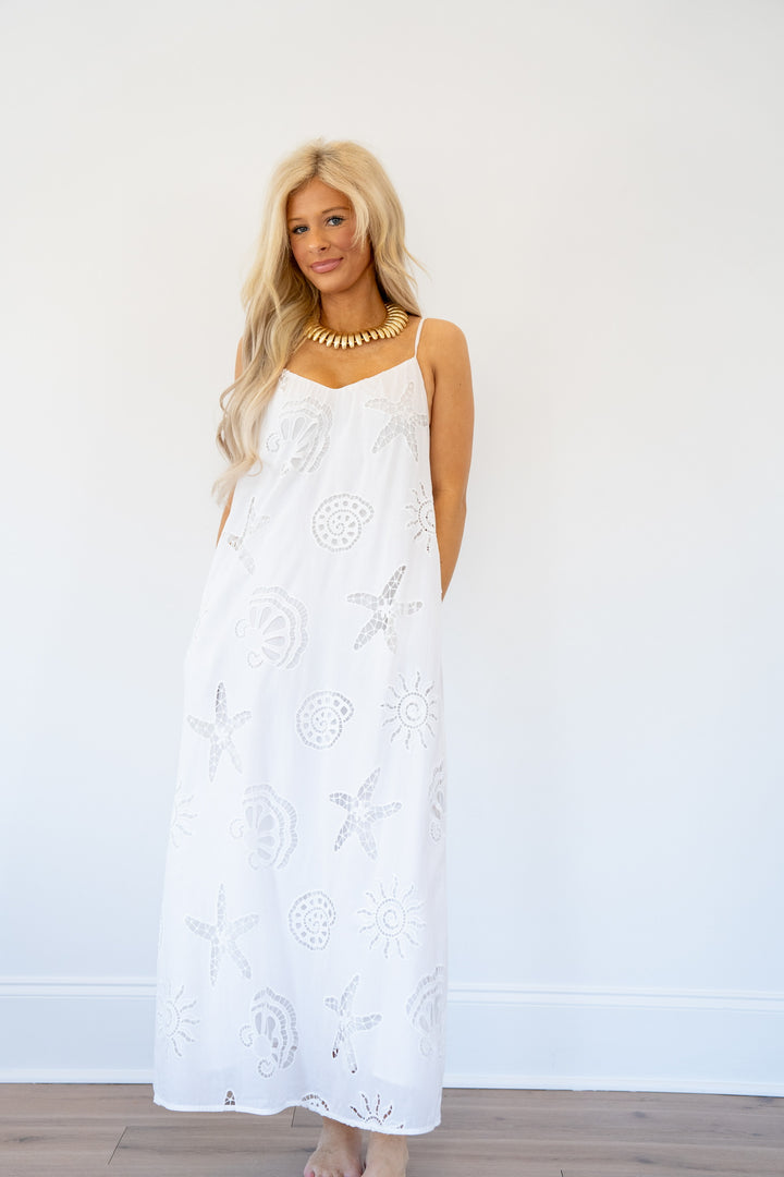 White Sands Eyelet Dress