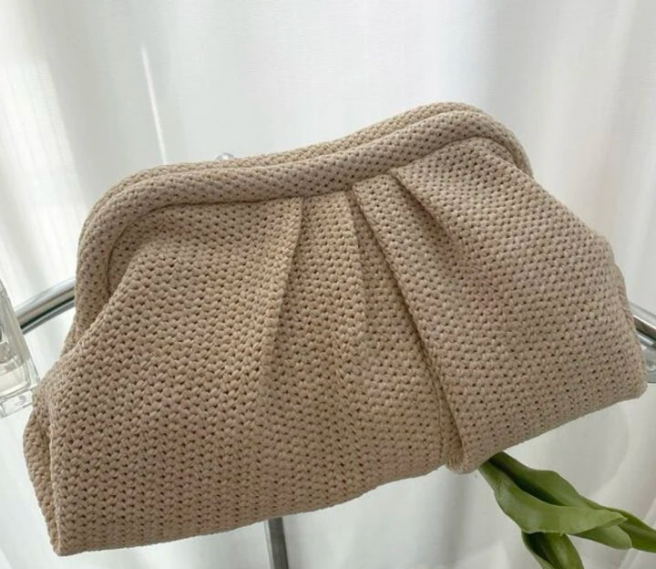 Straw Woven Clutch