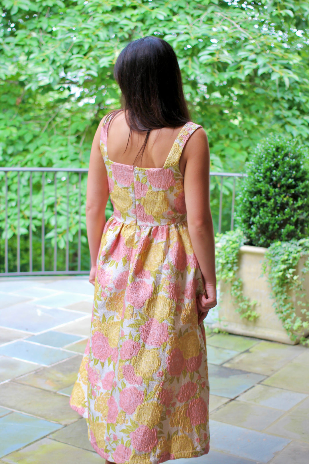 Suzanne Jacquard Midi Dress