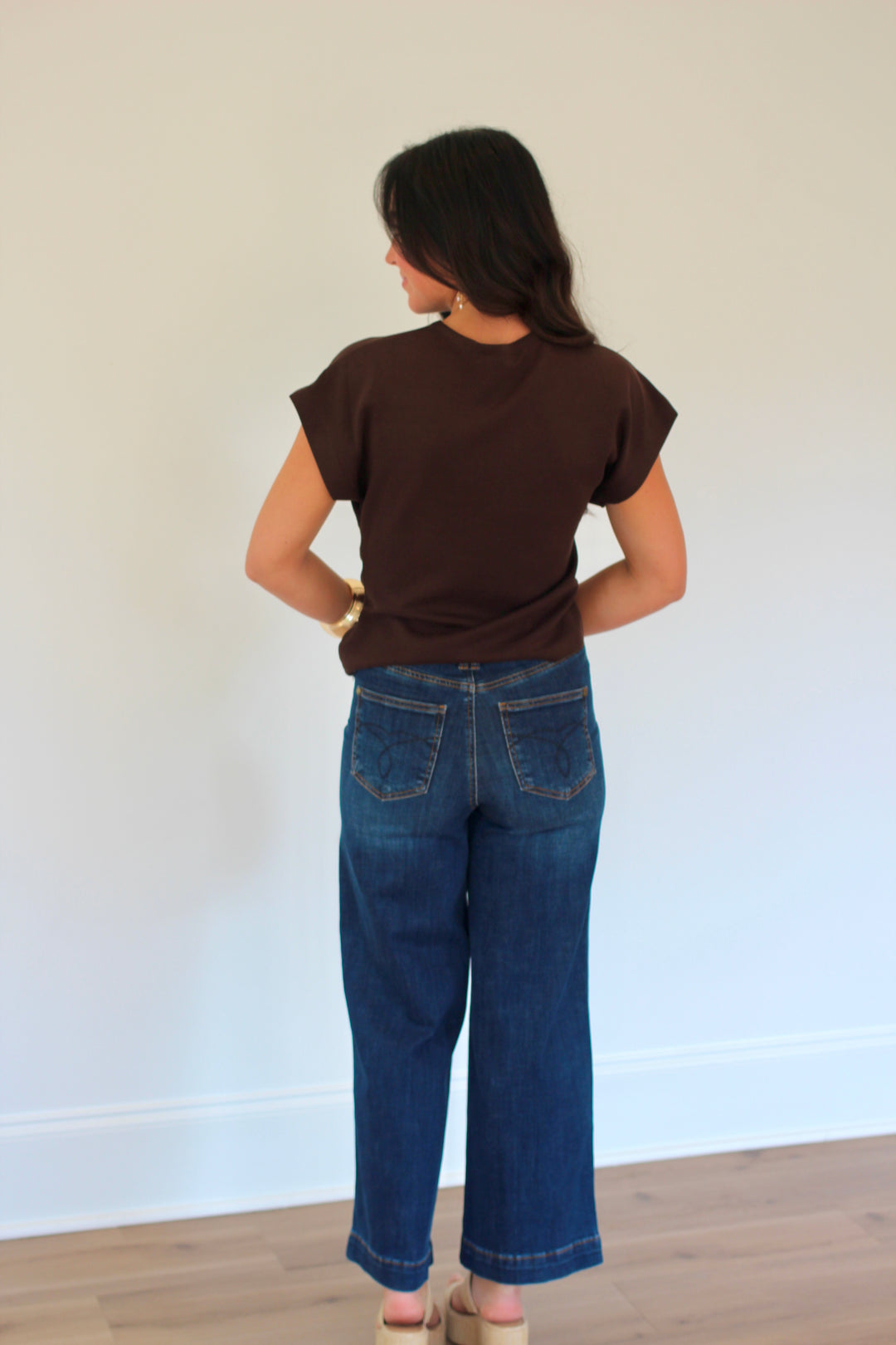 Claudia Ankle Wide Jeans