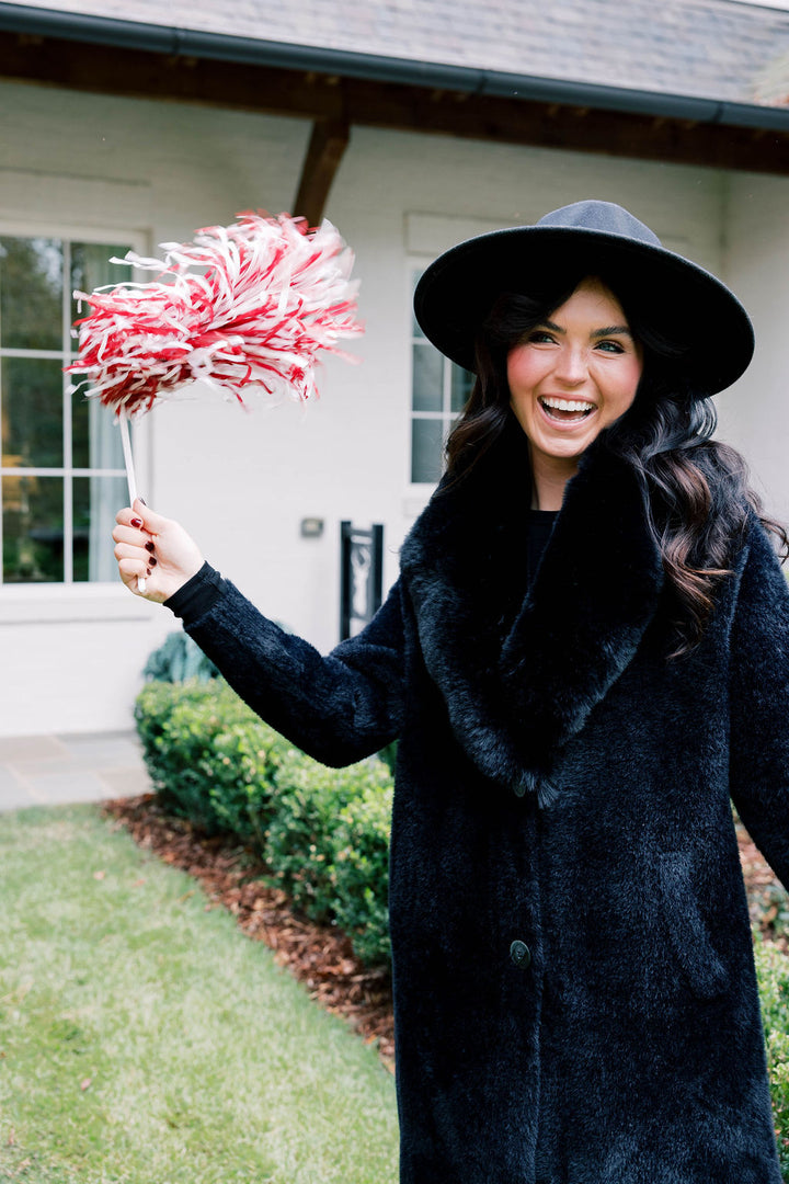 Faux Fur Sweater Jacket