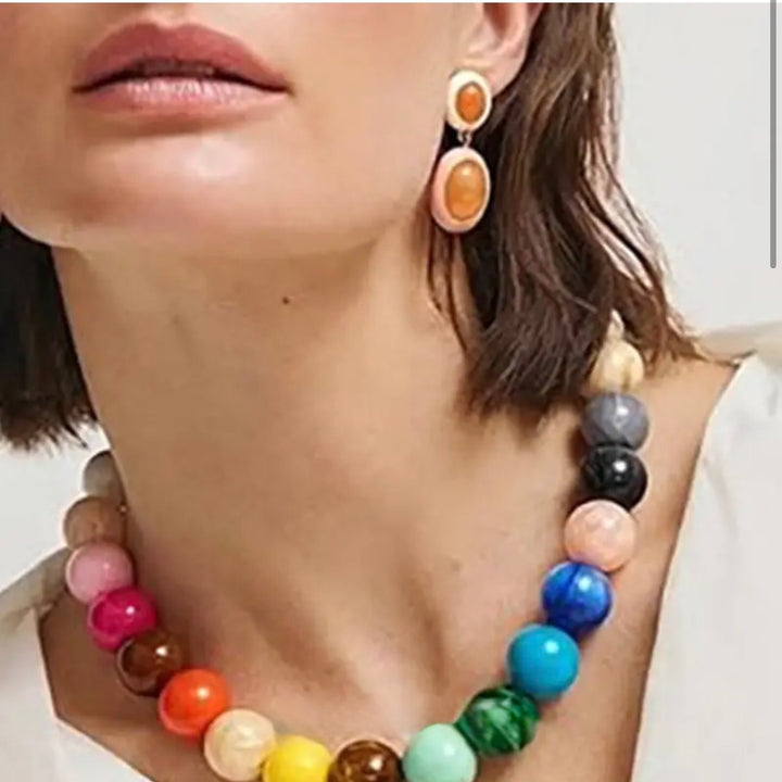 Rainbow Bubble Necklace