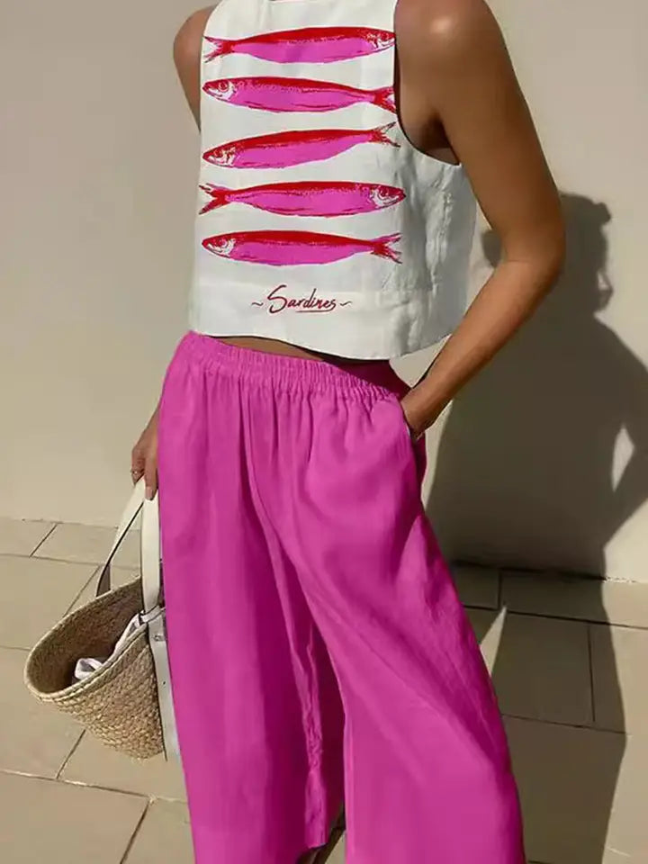 Pink Sardines Top