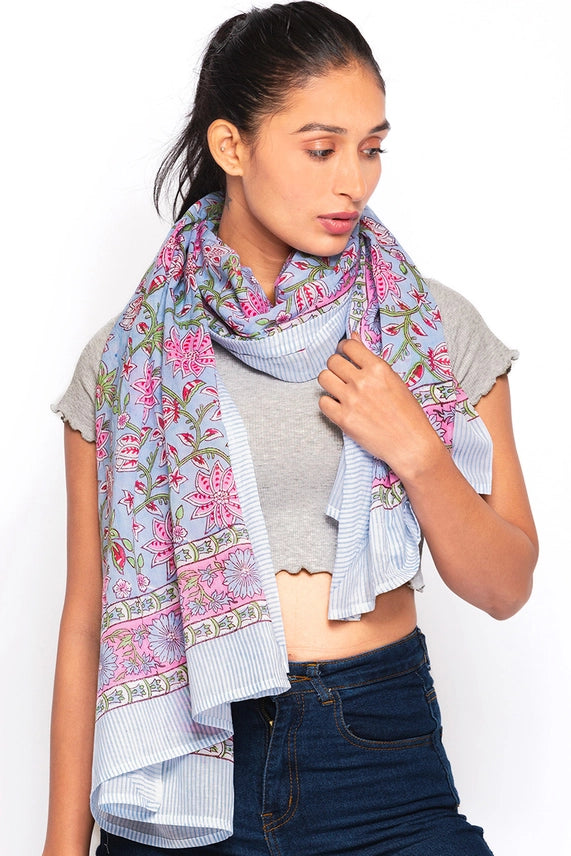 Sanuda Sarong Blue And Pink