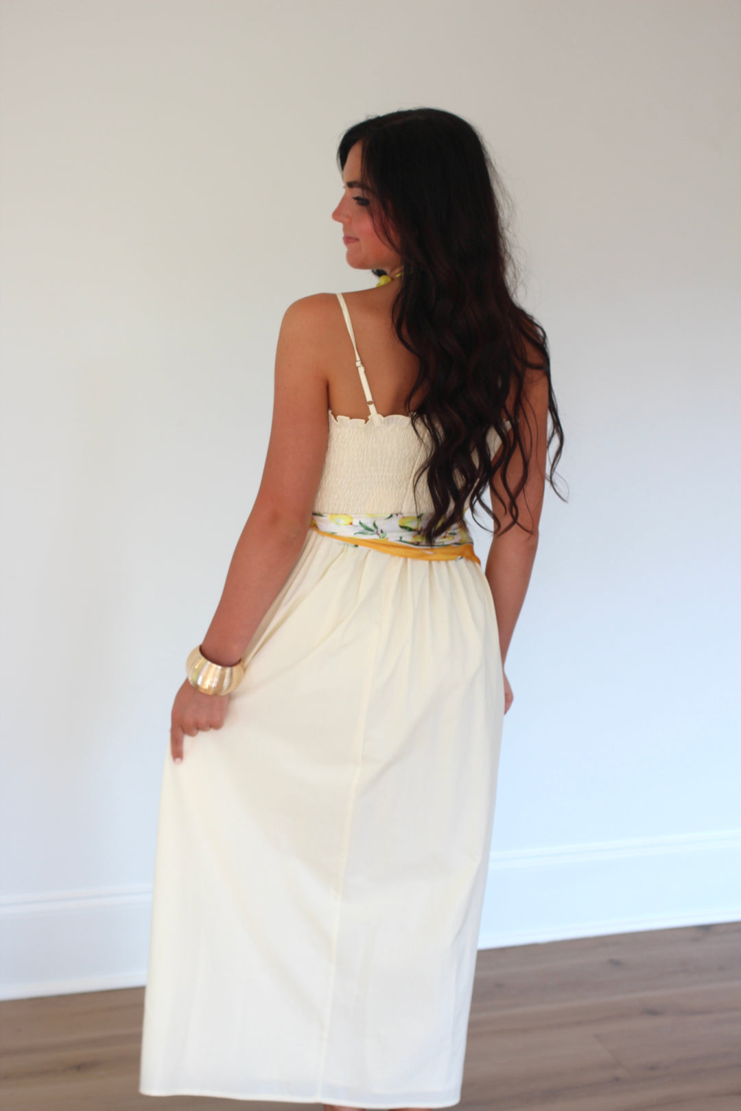 Ivory Pintuck Dress