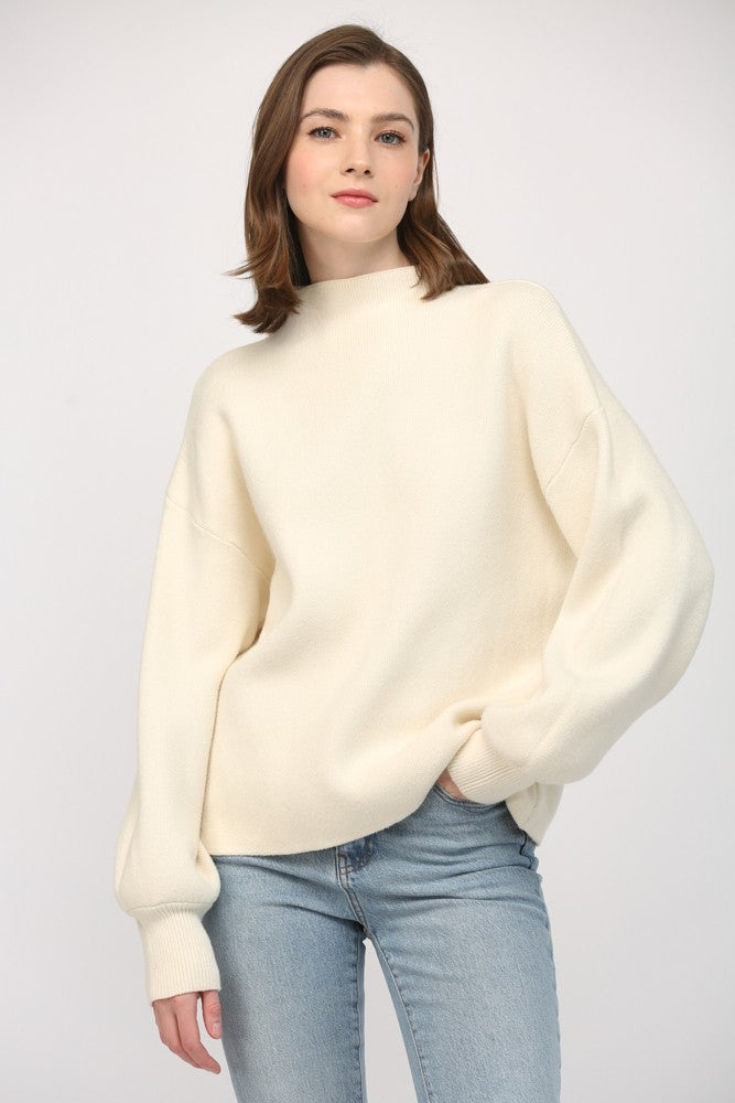 Classic Mock Neck Sweater