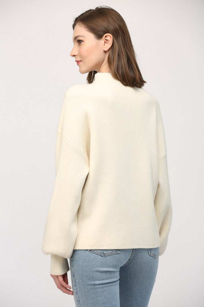 Classic Mock Neck Sweater