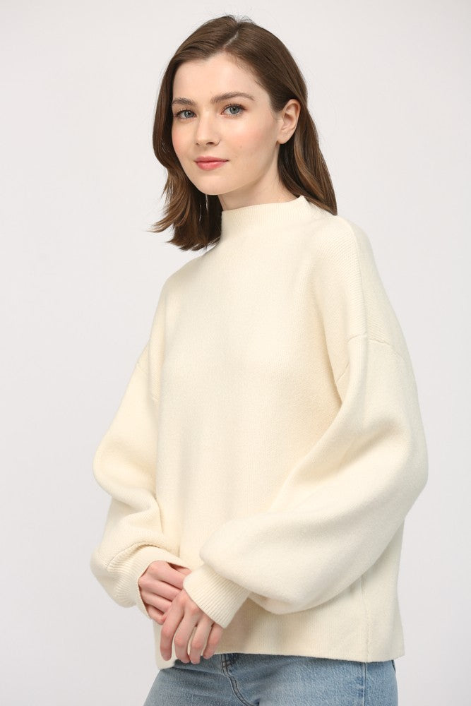 Classic Mock Neck Sweater