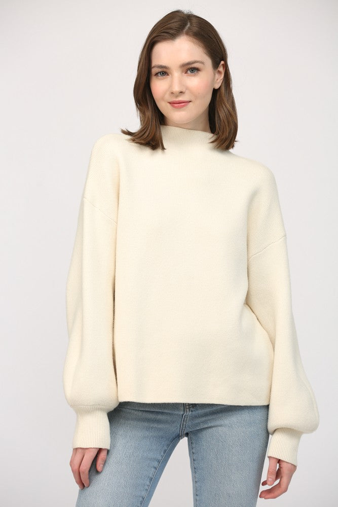 Classic Mock Neck Sweater