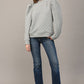 Houndstooth Embossed Elevated Sweatshirt