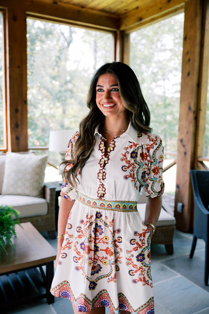Bohemian Flower Dress
