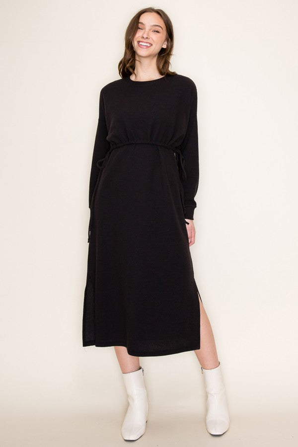 Coziest Long Sleeve Midi Dress