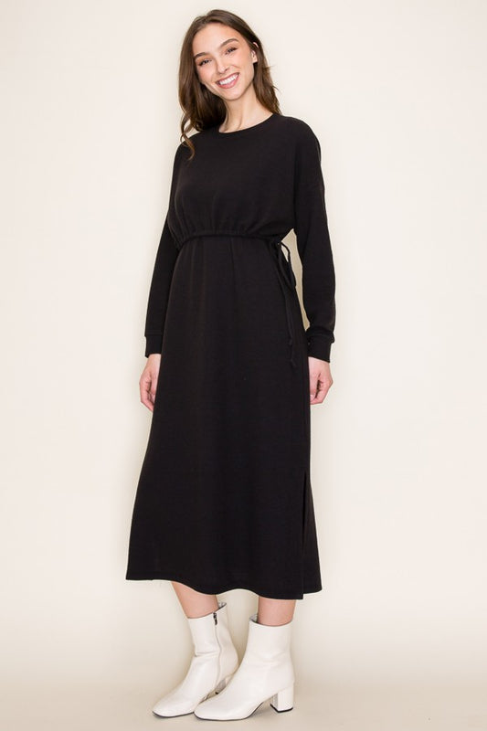 Coziest Long Sleeve Midi Dress