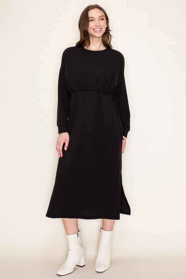 Coziest Long Sleeve Midi Dress