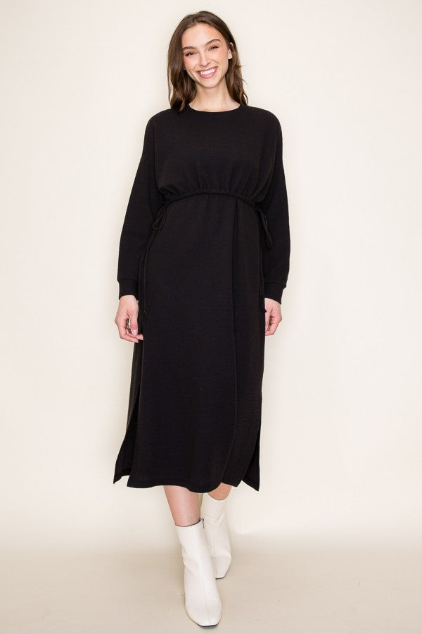 Coziest Long Sleeve Midi Dress